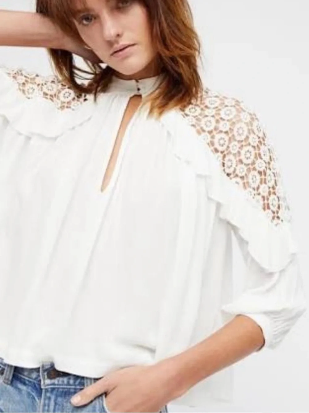Free People Little Bit of Love Top size M